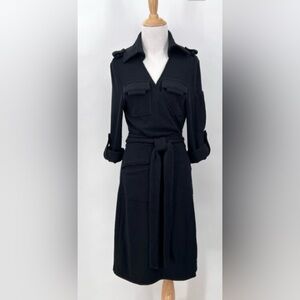 Diane Von Furstenberg Black, Short or Long Sleeve Option, Wrap Dress
